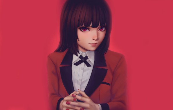 Wallpaper Anime Face Girl Pulsive Gambler Yumi