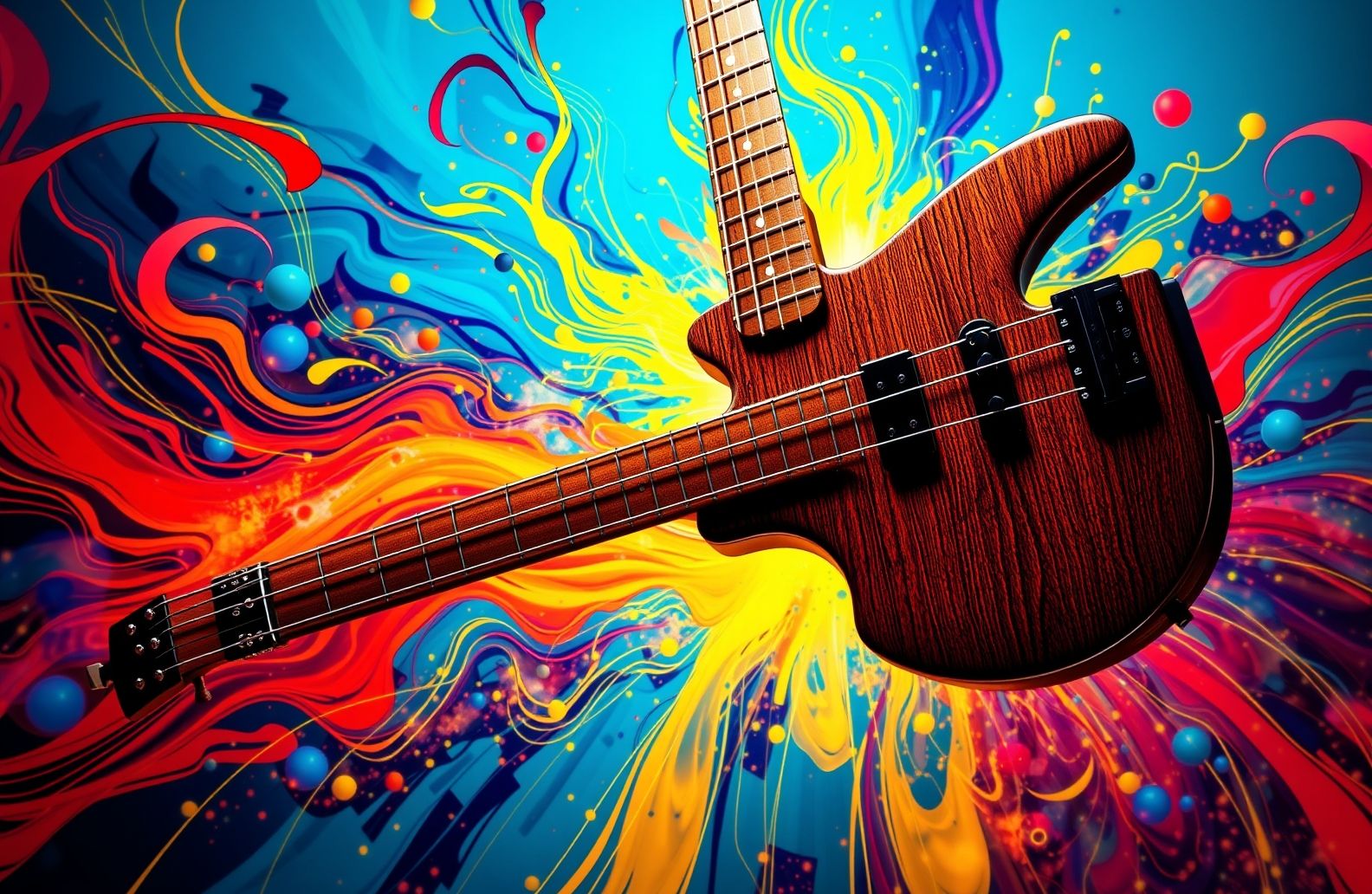 Hd Bass Guitar Wallpaper