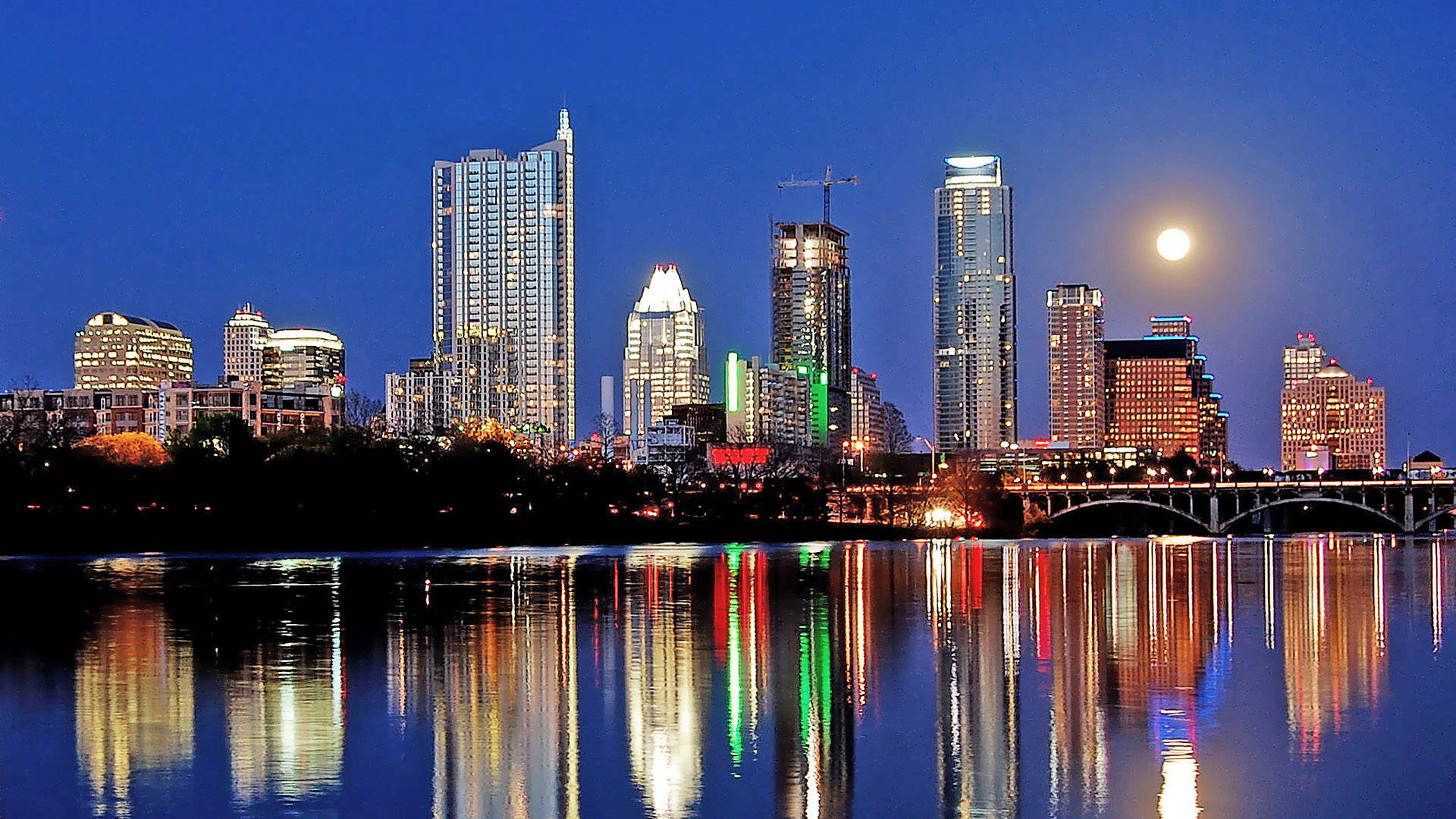 City Skyline Austin Tx Wallpaper