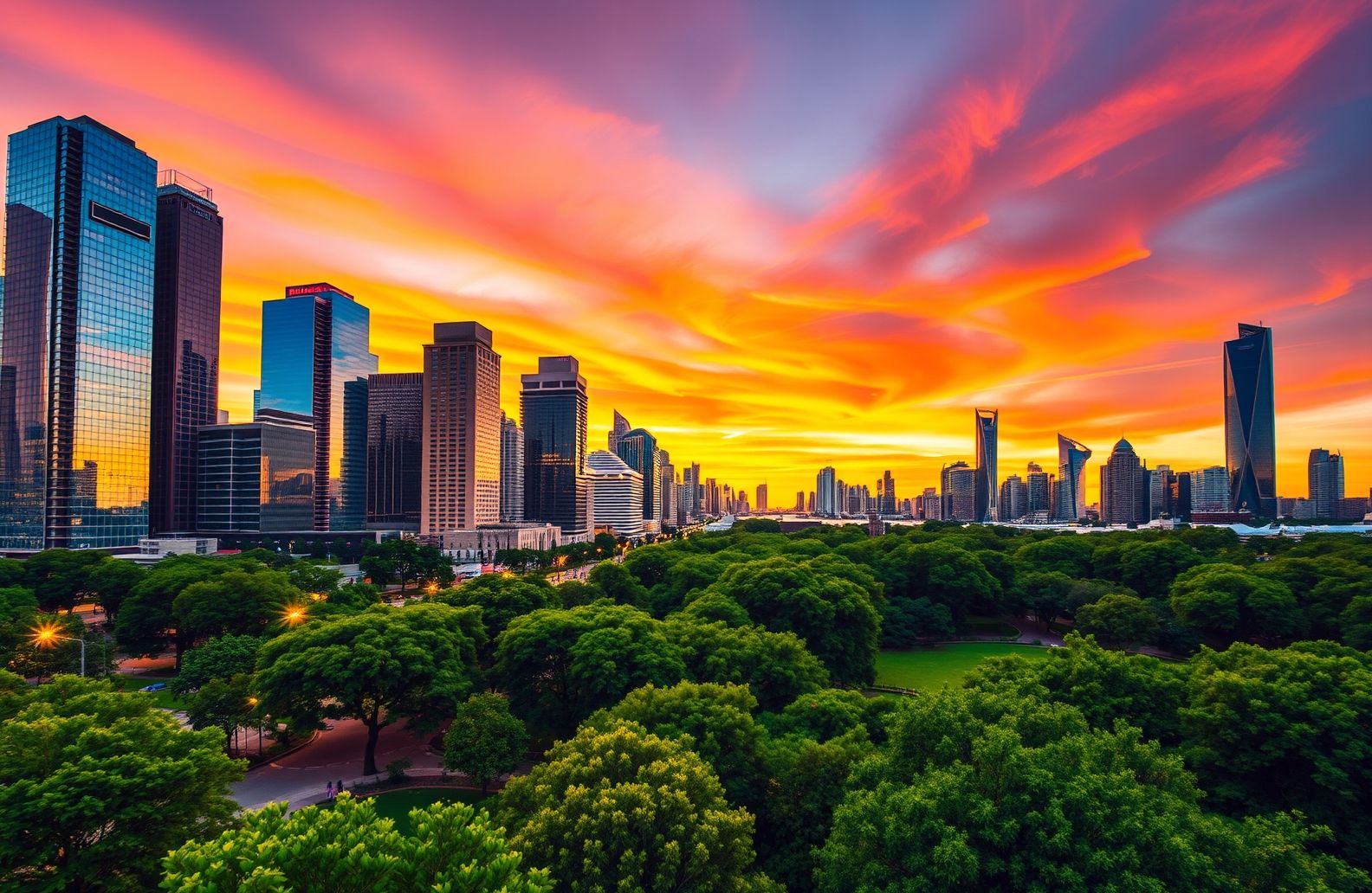 Windows City Wallpaper