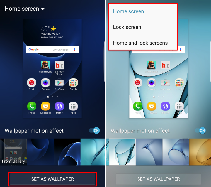How To Change The Galaxy S7 Lockscreen Wallpaper