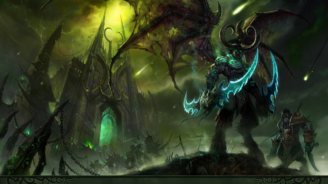 Free World of Warcraft Wallpaper in 1366x768
