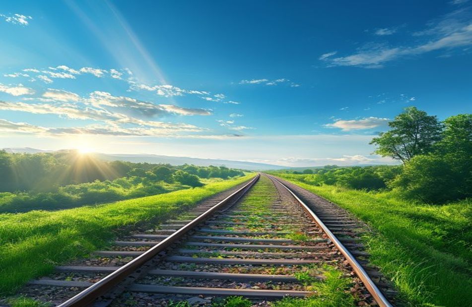 HD Train Tracks Wallpaper