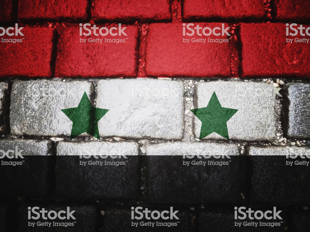 Flag Of Syria Background Texture Stock Photo Image Now