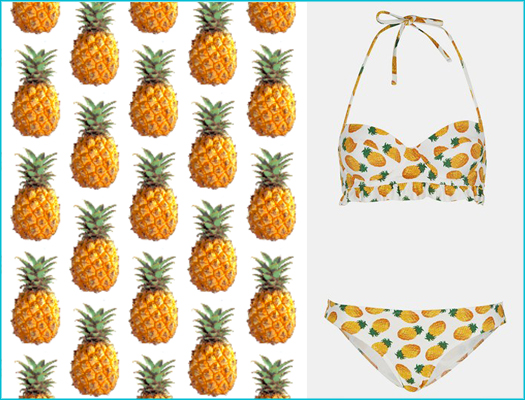Design Meets Fashion Pineapple Prints Designers Call Trends