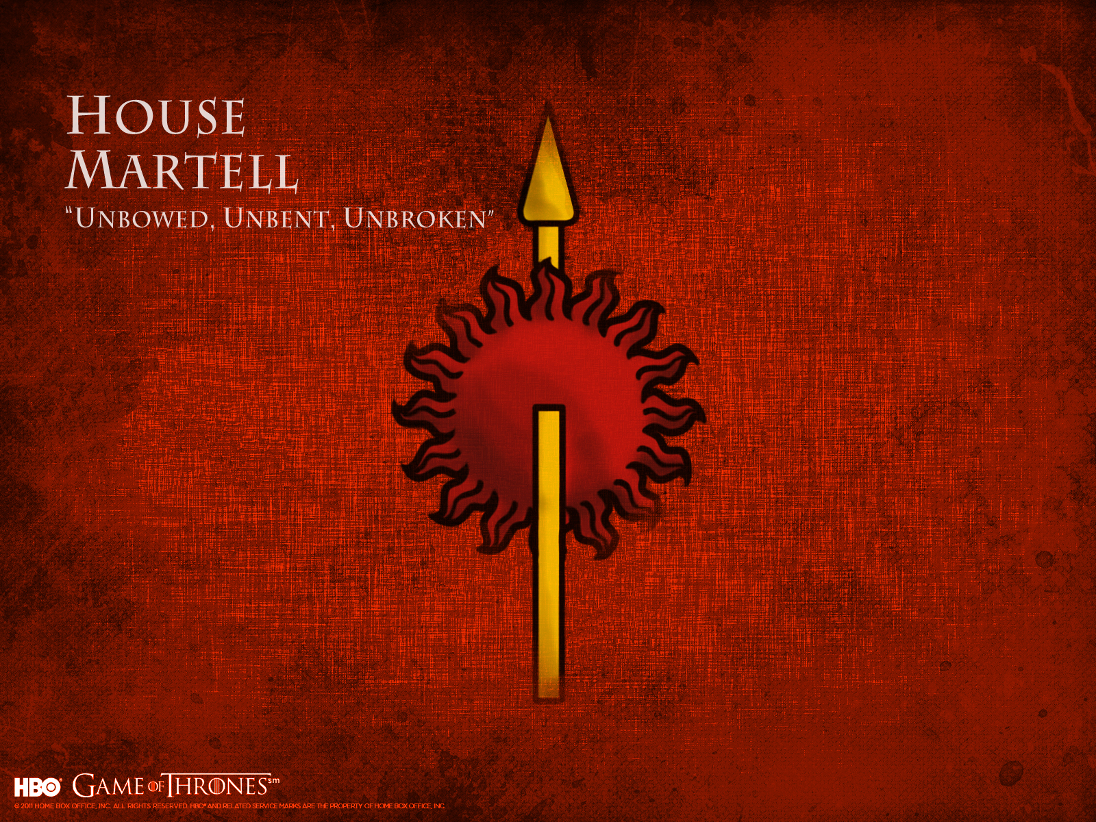 House Martell Game Of Thrones Wallpaper