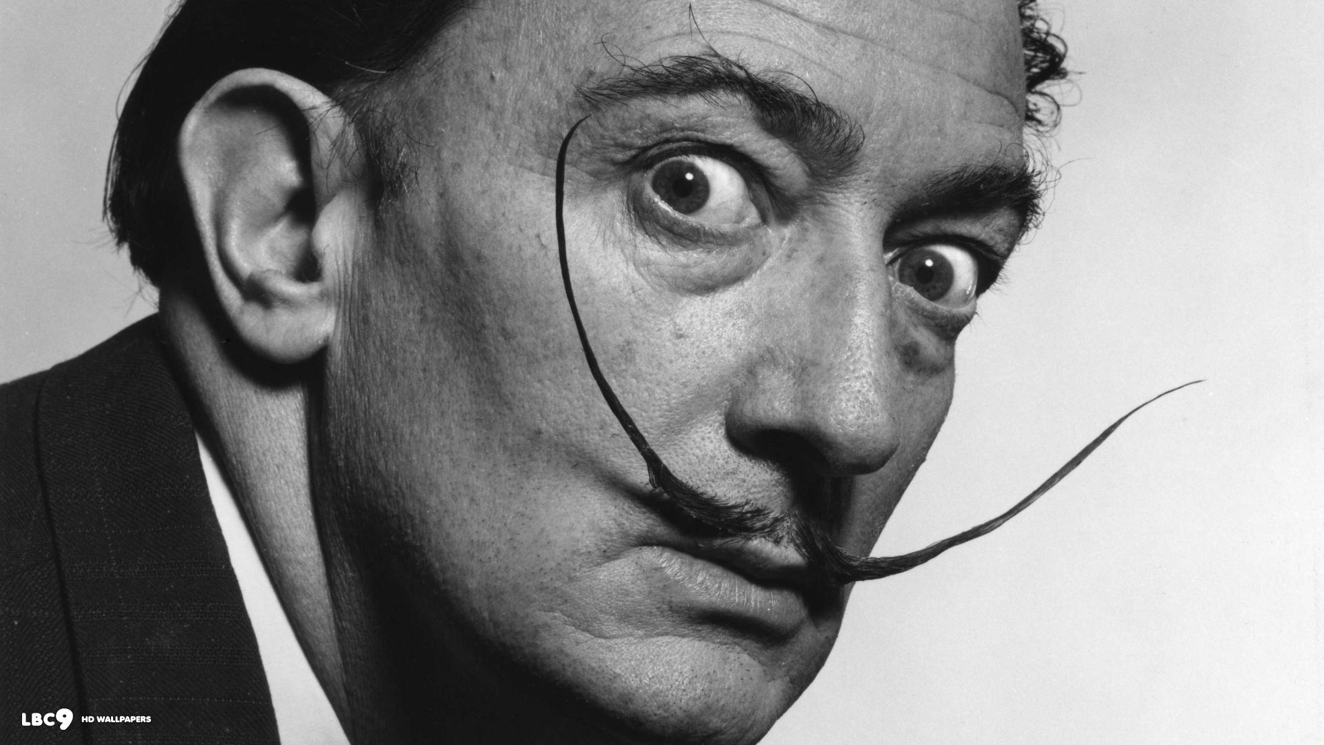 Salvador Dali Moustache Close Up Wallpaper 1080p