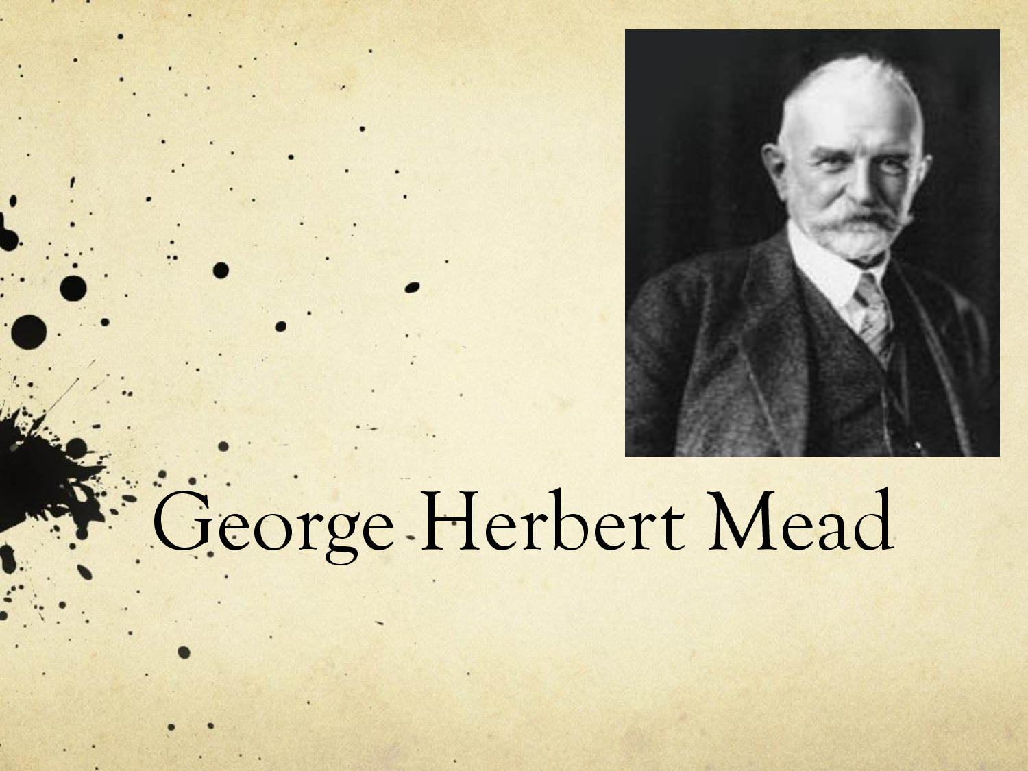 George Herbert Mead Powerpoint