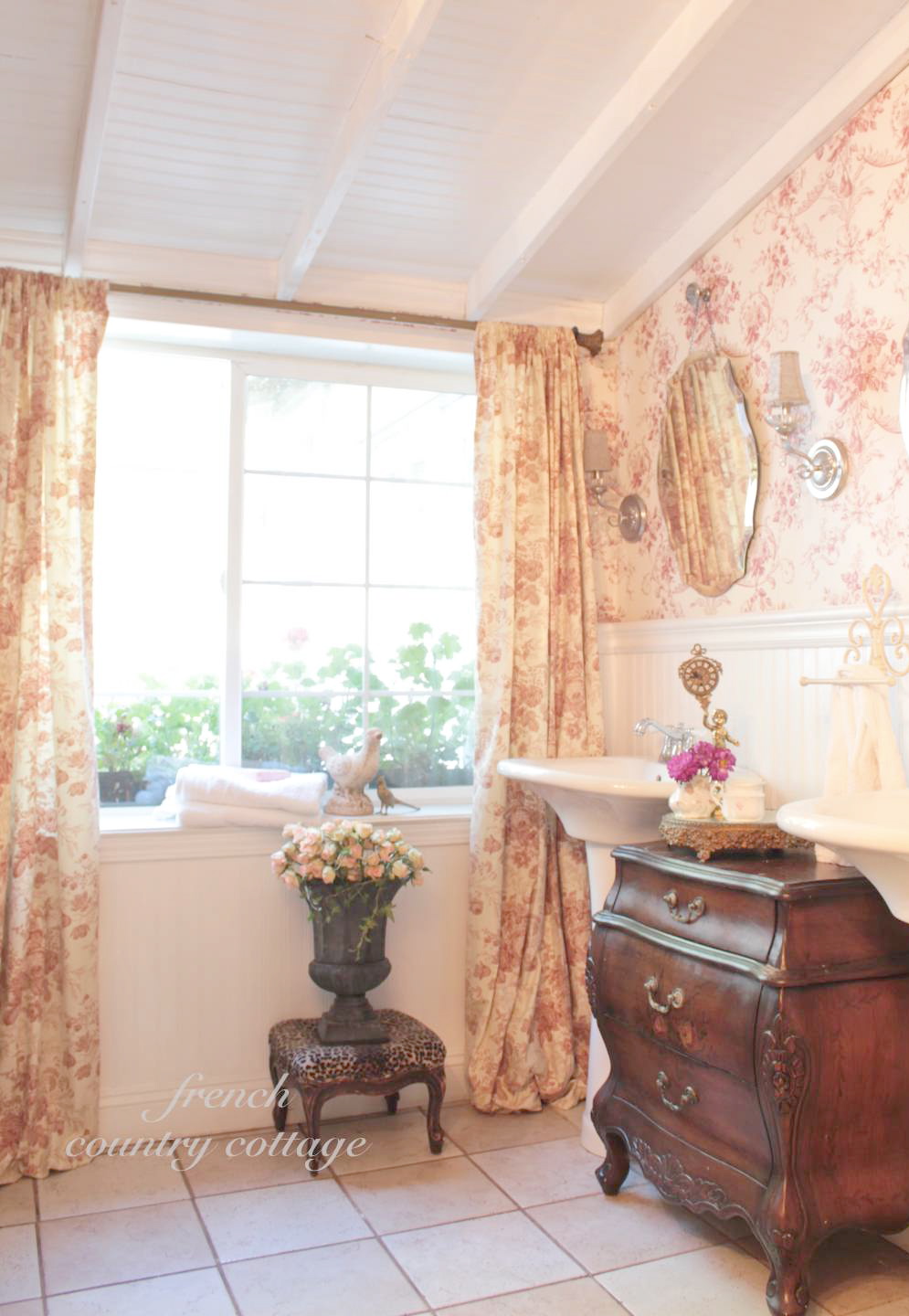 French Country Cottage Toile