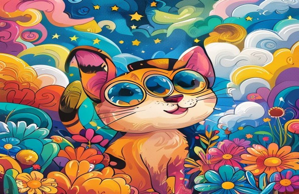 Cartoon Cat Wallpaper