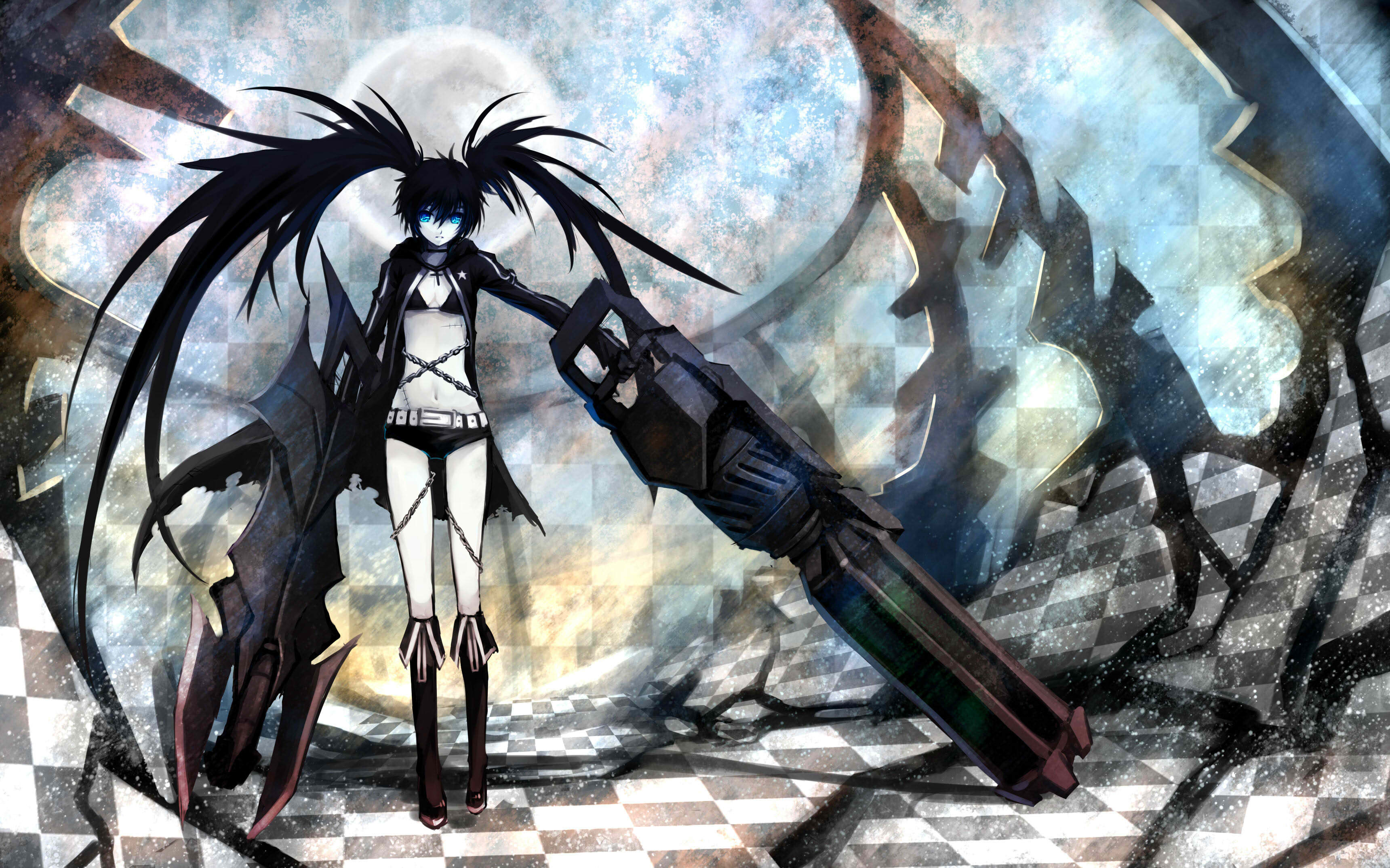 Black Rock Shooter Wallpaper Background