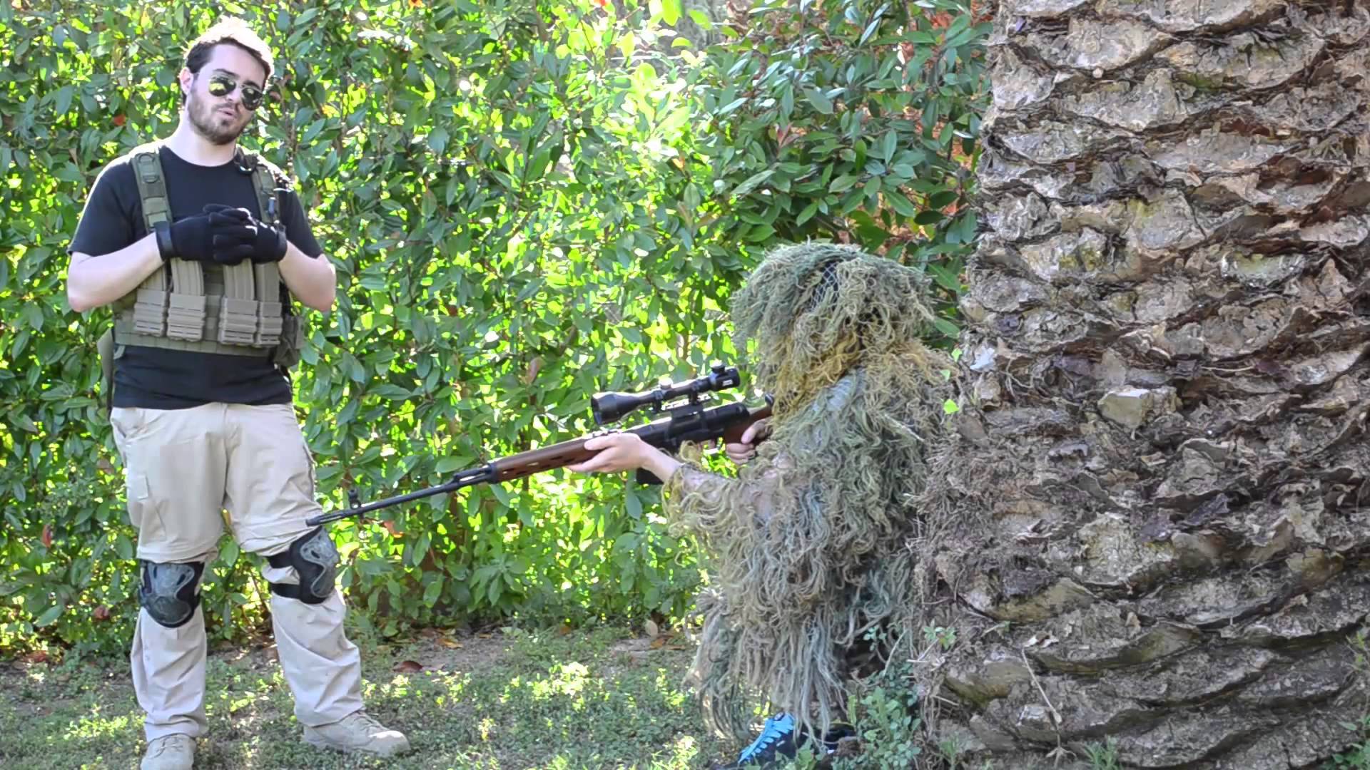 Pin Ghillie Suit Sniper Wallpaper
