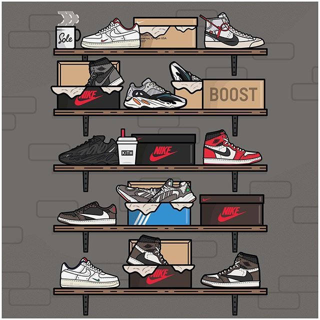 Cartoon Shoe Wallpaper