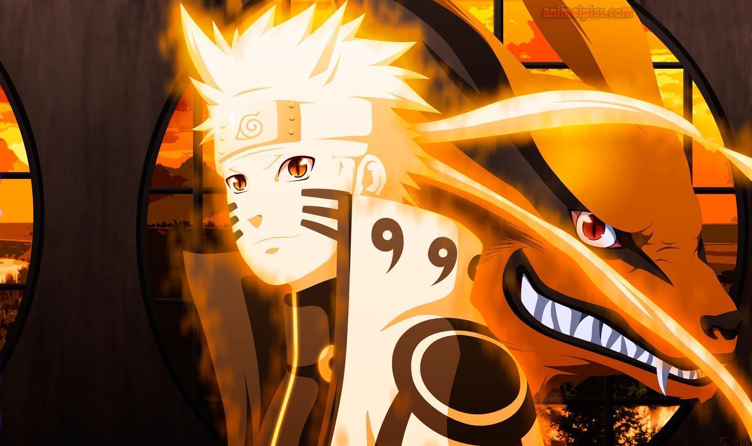 Pics Photos Naruto Nine Tails Chakra Mode HD Wallpaper