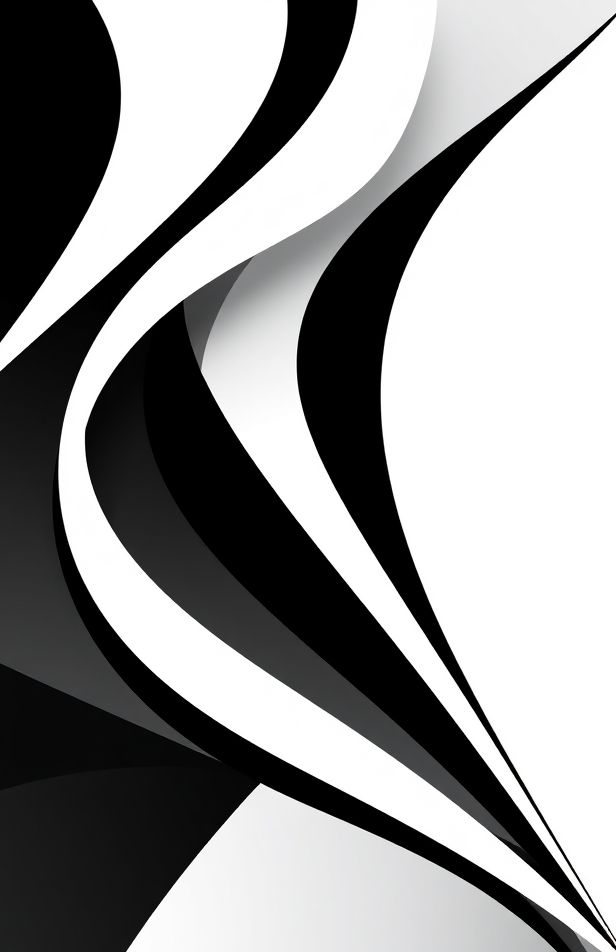 Black And White Abstract Wallpaper