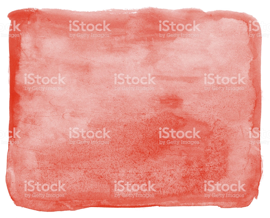 Light Vermillion Red Watercolor Background Painting Stock