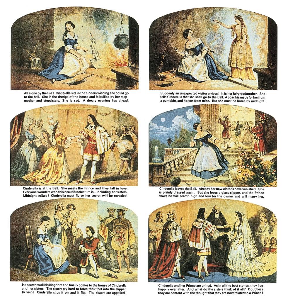 The Story Of Cinderella By English School Fine Art Print