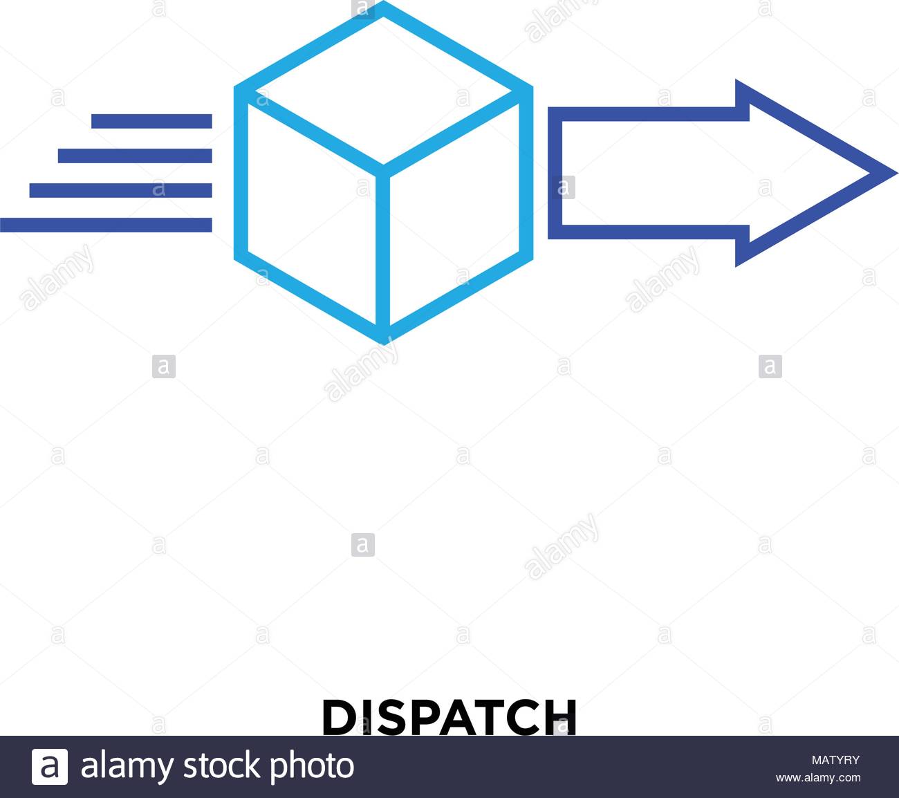 Dispatch Icon Isolated On White Background For Your Web Mobile