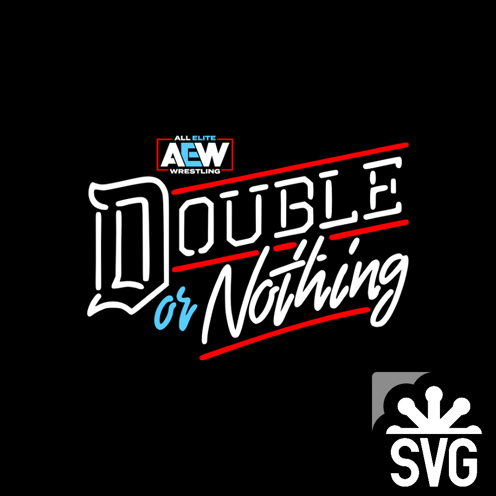 Aew Double Or Nothing Logo Svg By Darkvoidpictures