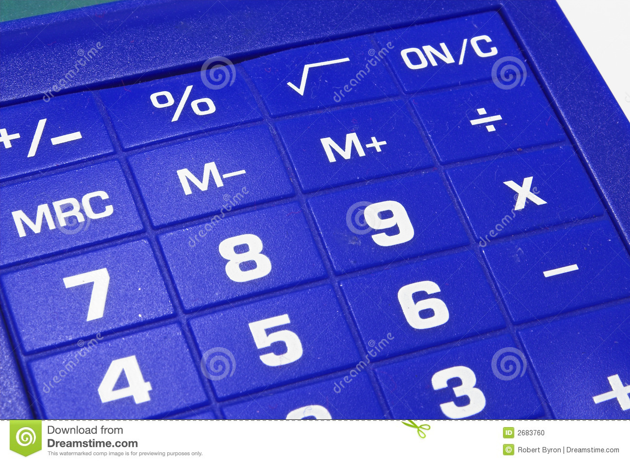 Calculator Background Blue