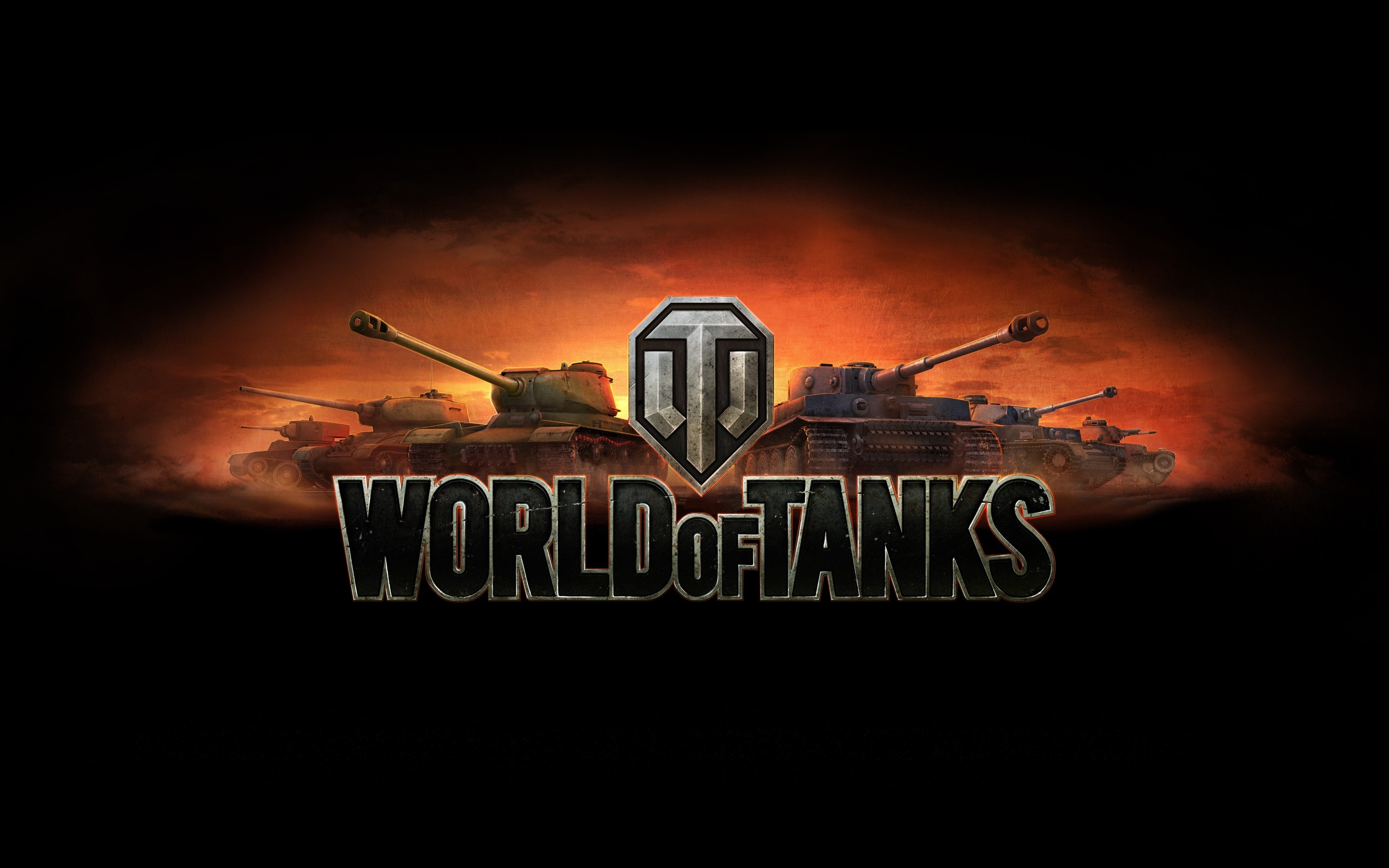 Wallpaper World of Tanks WoT Logo Tiger Isaiah desktop