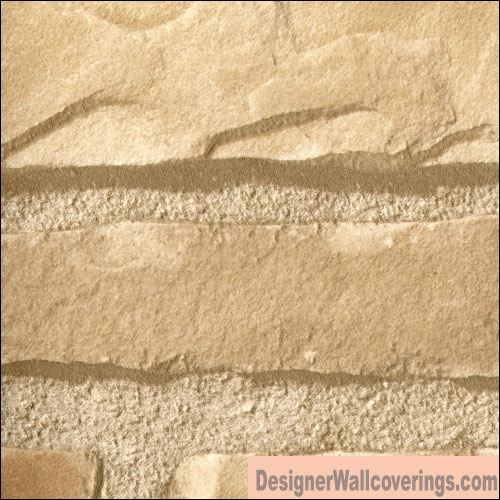  Brick Sandy Embossed vinyl faux stone Wall Paper   Wallcovering