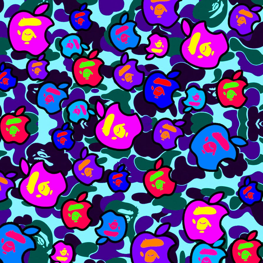 Bape Wallpaper Apple bape by chainyk 894x894