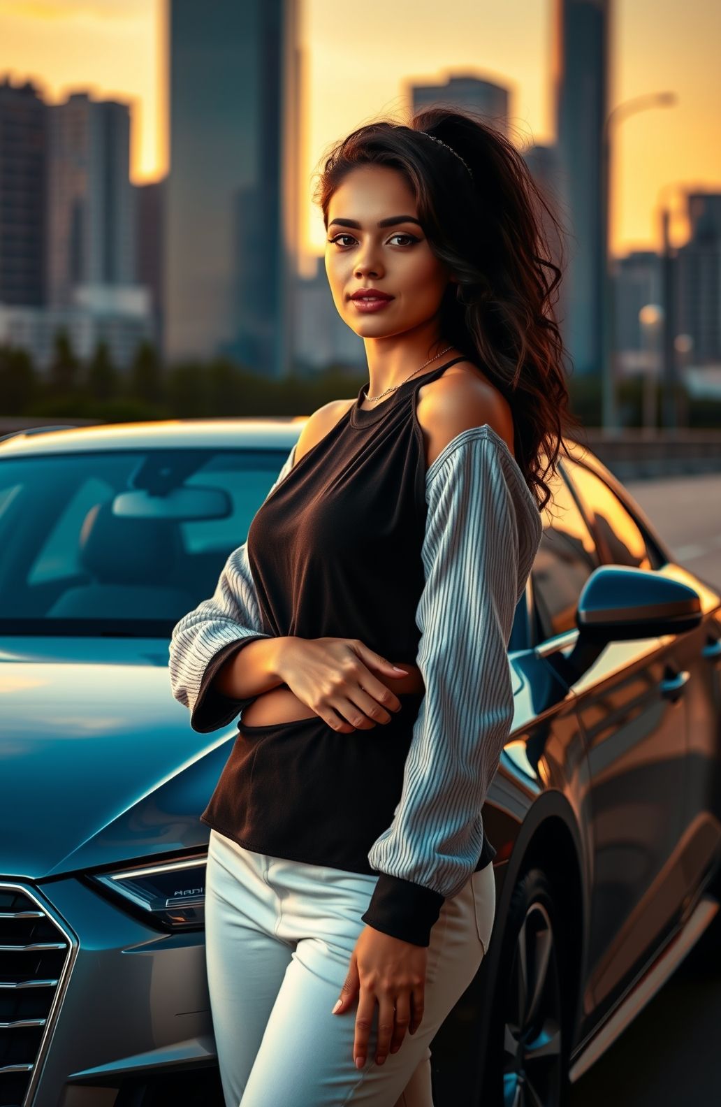Audi Girl Wallpaper