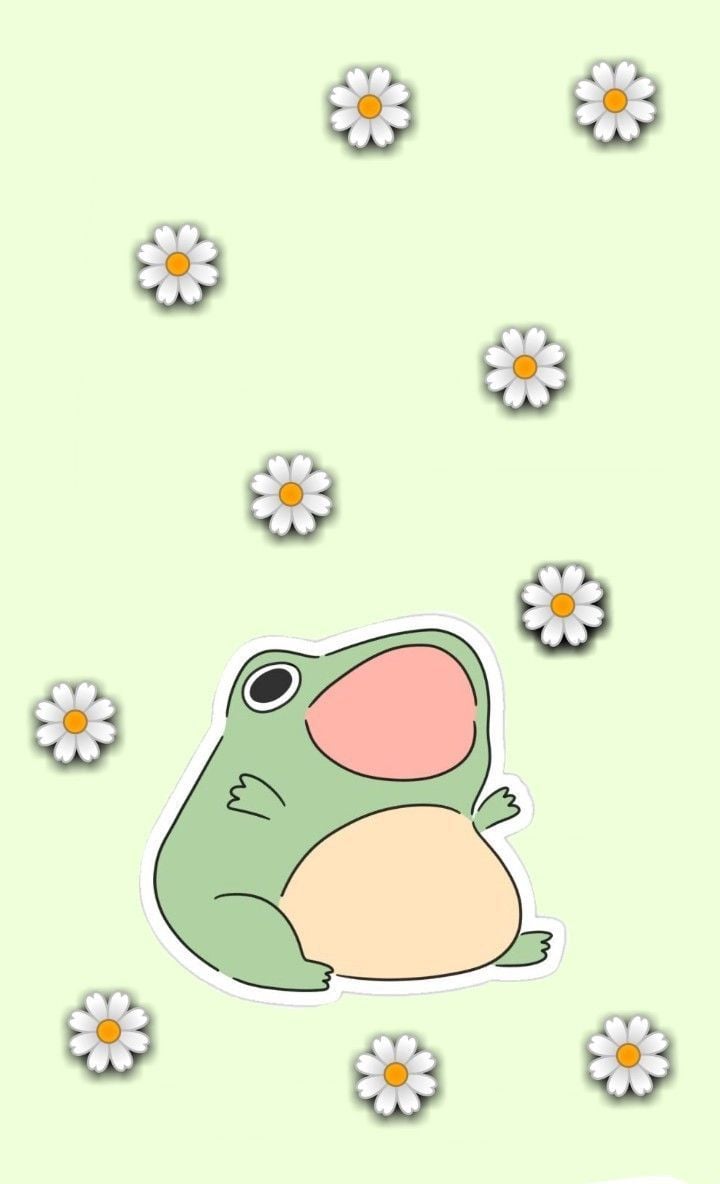 Ladykim on Frogs in 2021 Frog wallpaper Cute patterns