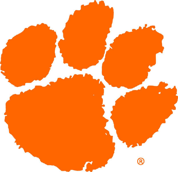 Clemson Tiger Paw Graphics Code Ments