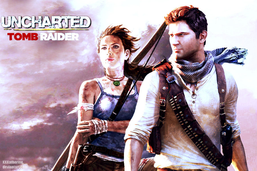 Lara Croft And Nathan Drake By Kkkatherine