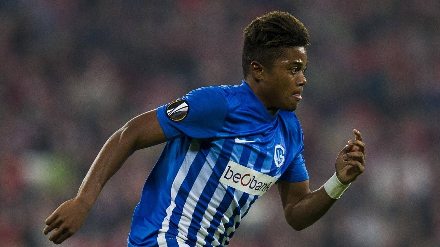 Striking Pose Of Leon Bailey Professional Footballer In A Wallpaper