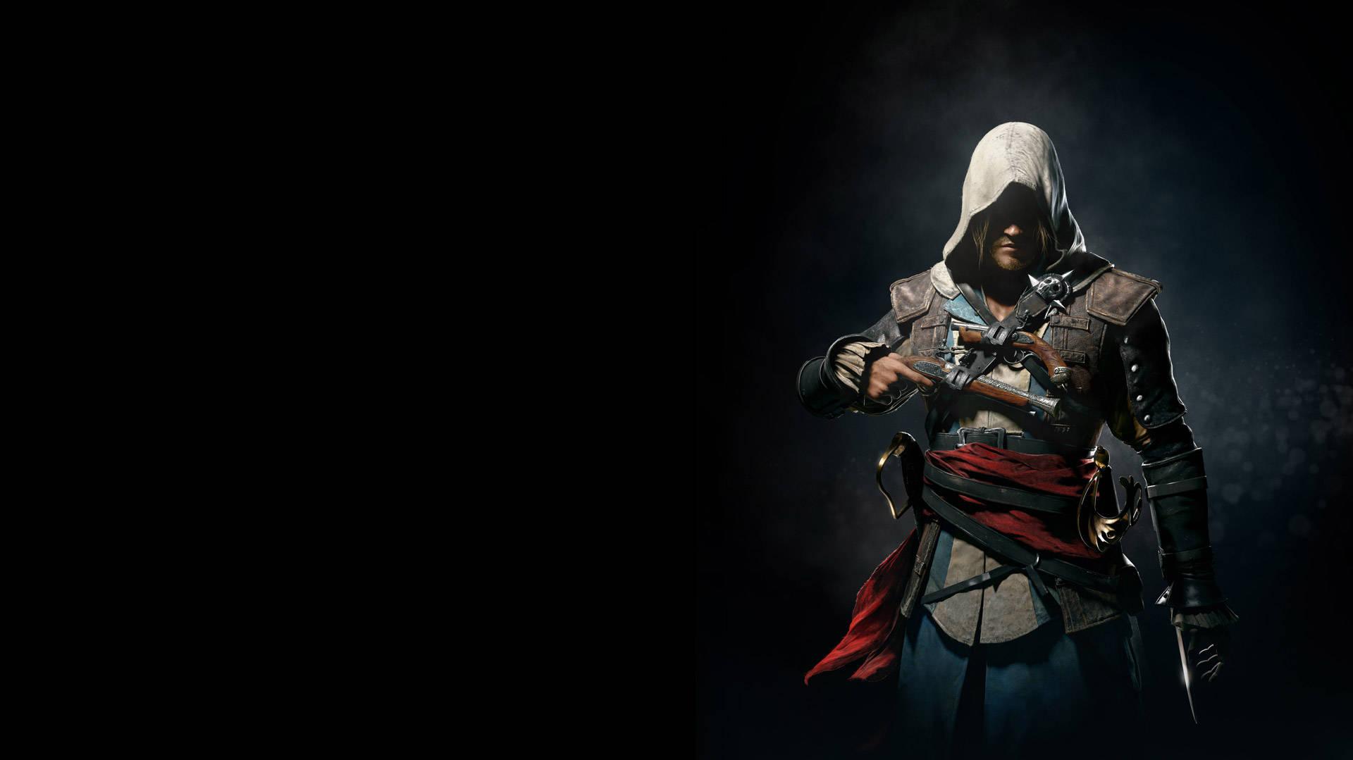 Gothic Assassin S Creed Black Flag Character Wallpaper