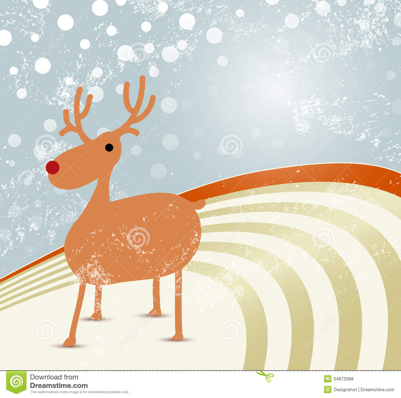 Cute Christmas Reindeer Background Image Pictures Becuo