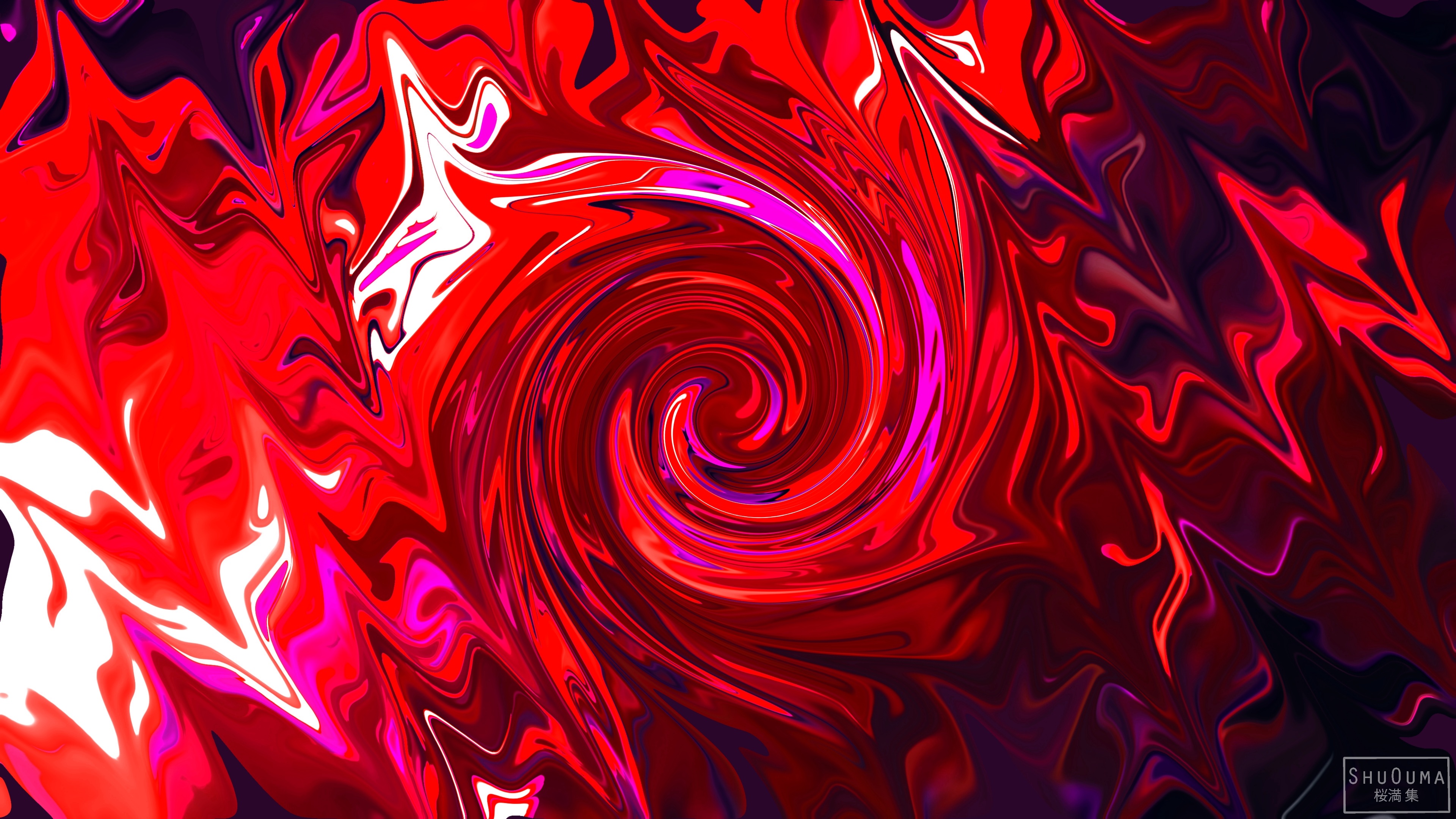Abstract Red 4k Ultra HD Wallpaper By Shuouma