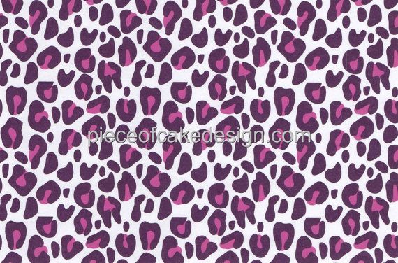 Purple Pink Cheetah Print Background Edible Image Cake Cupcake To