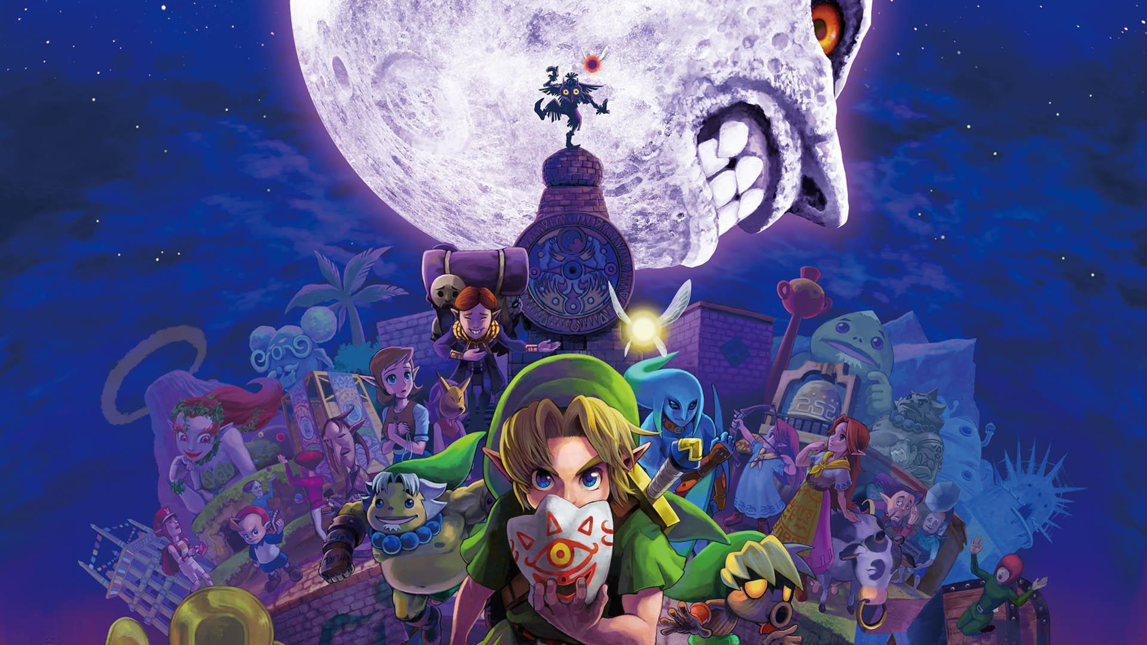 Legend Of Zelda Art Moon Ultra HD Wallpaper