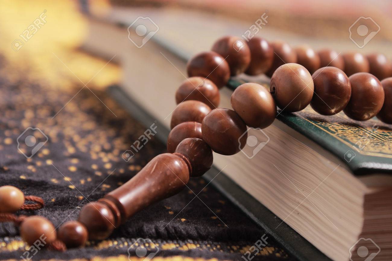 Close Up Of Wood Tasbih Stock Photo Picture And Royalty