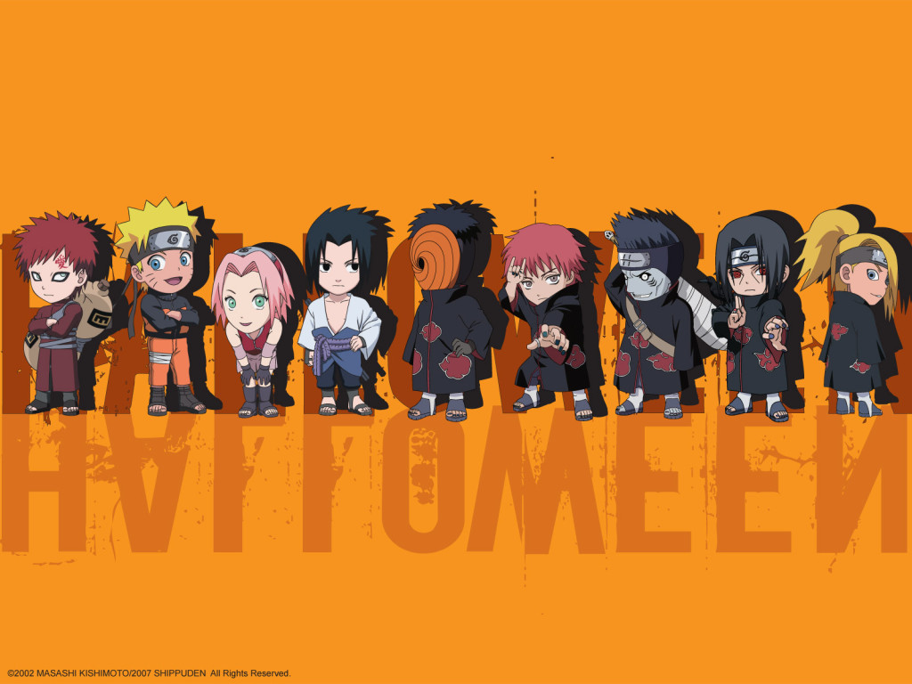Naruto Characters HD Dekstop Wallpaper