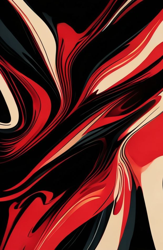 Black And Red Abstract Wallpaper