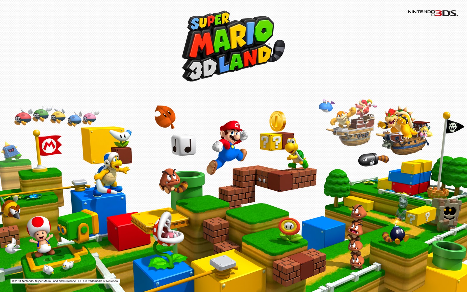 Wallpaper Super Mario 3d Land Full HD Armario Geek