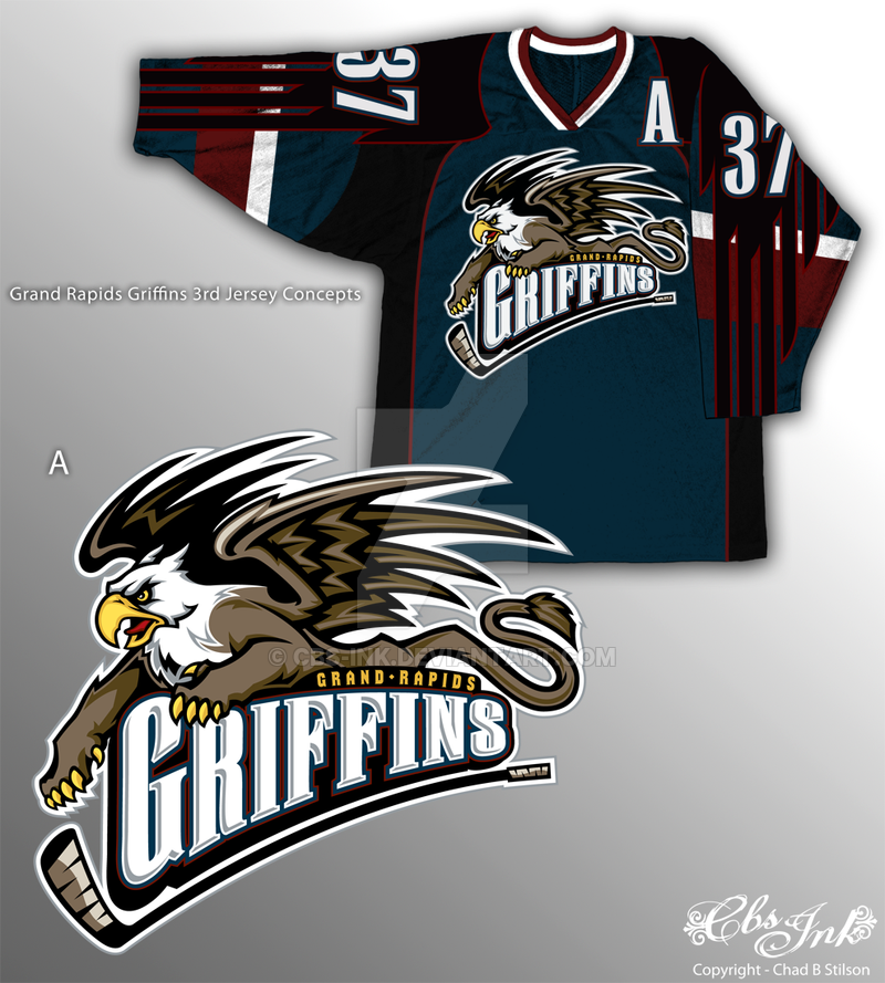 Grand Rapids Griffins Art A By Cbs Ink