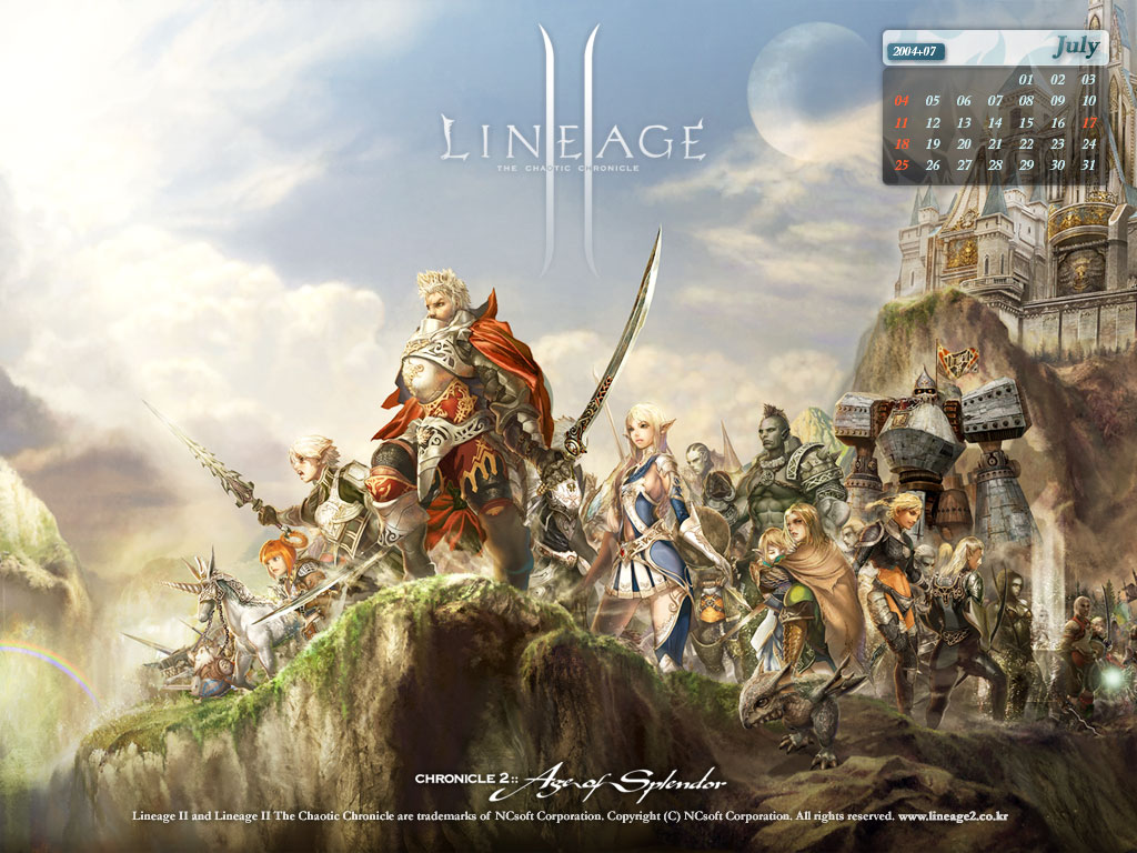 Lineage Wallpaper Based On The Game HD