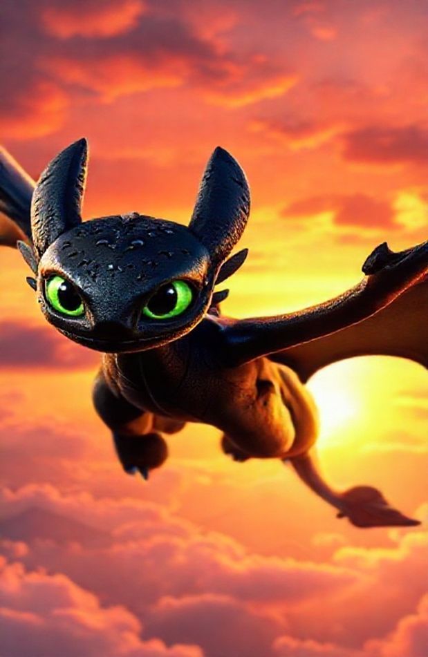 Alpha Toothless Wallpaper
