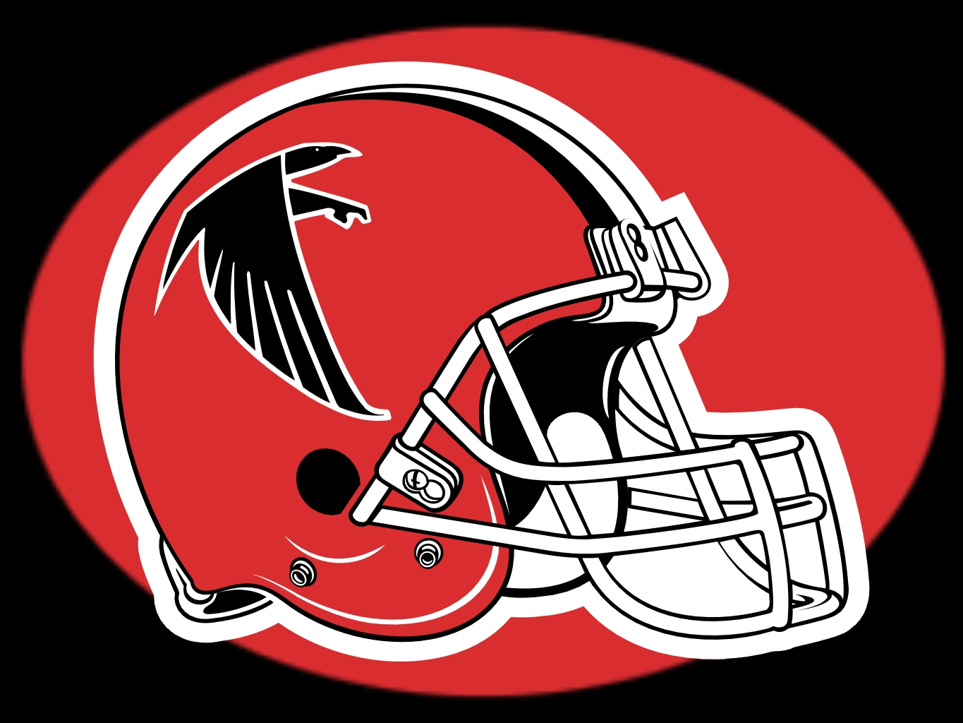 Atlanta Falcons Red Helmet