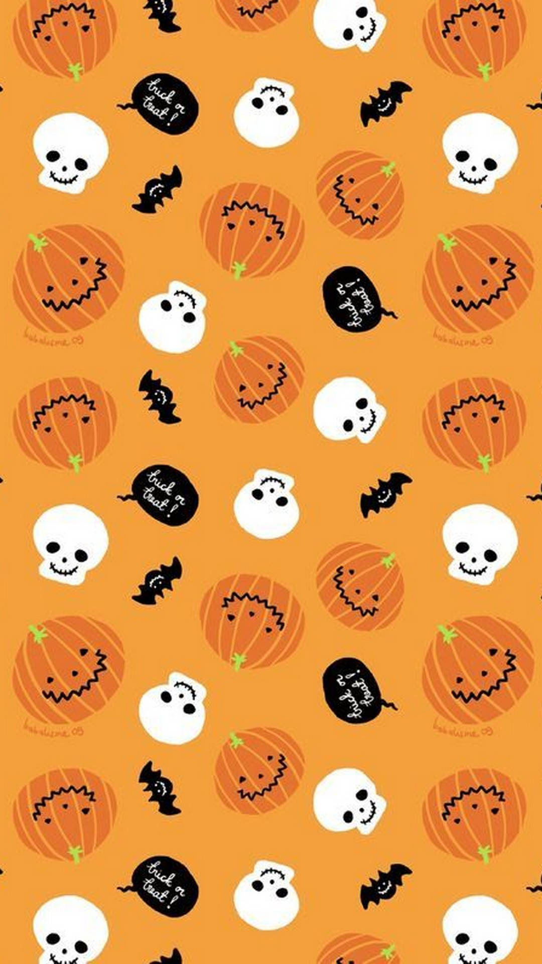 Cute Halloween iPhone Wallpaper