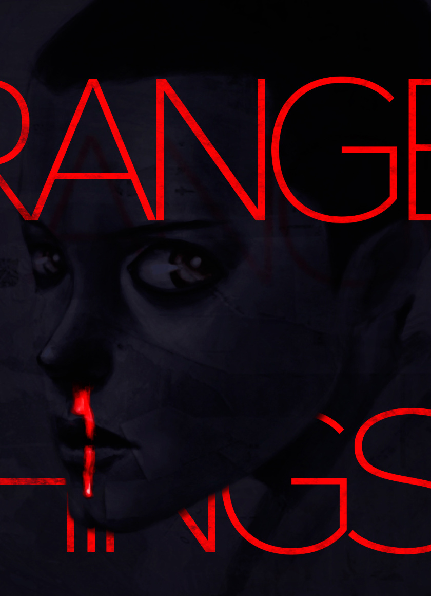 Stranger Things Eleven Artwork Full HD 2K Wallpaper 840x1160