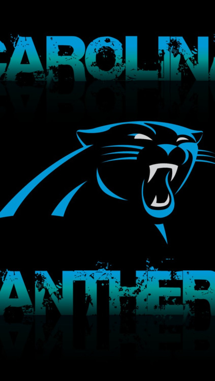 Carolina Panthers Dark Wallpaper For iPhone