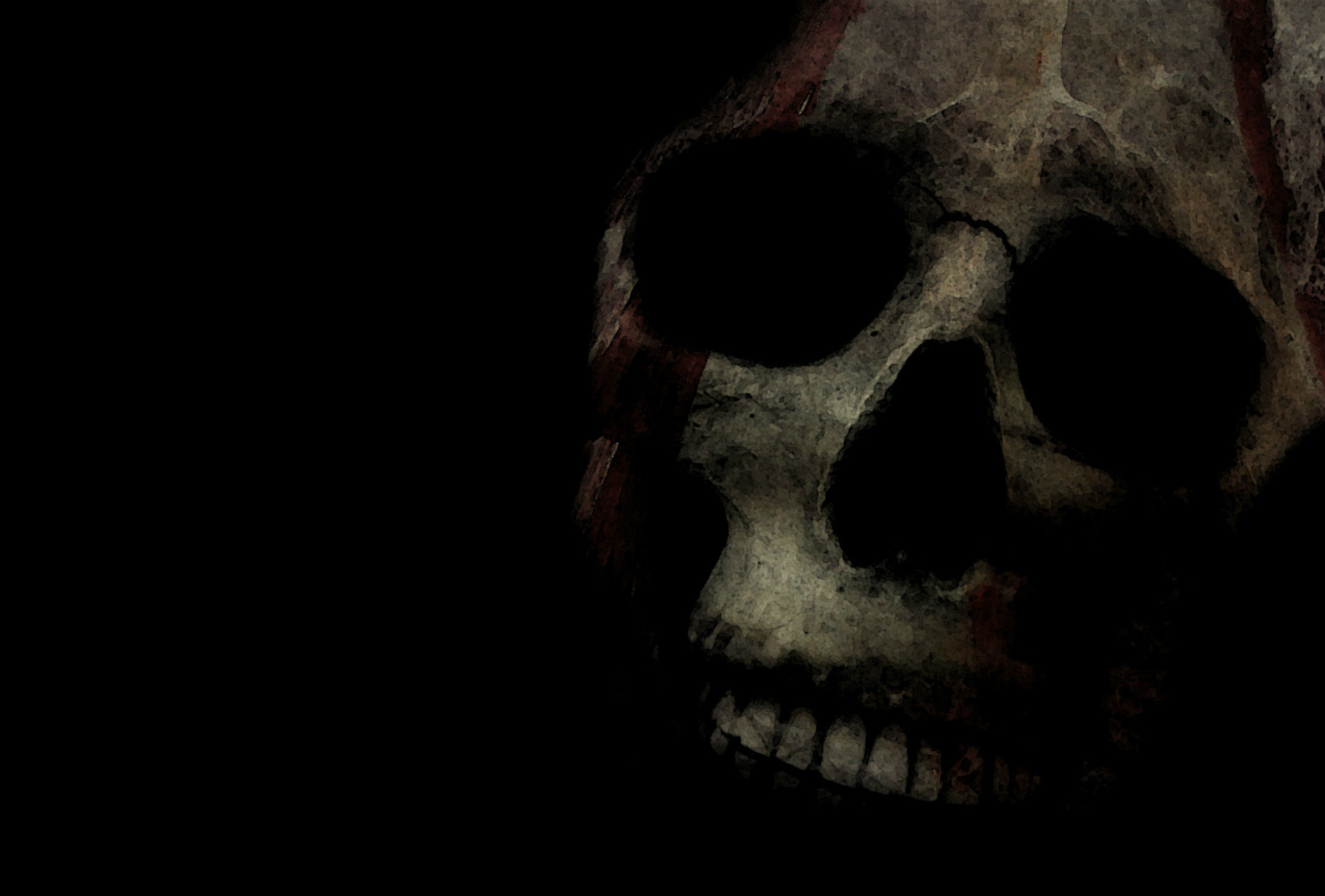 Skull Puter Wallpaper Desktop Background