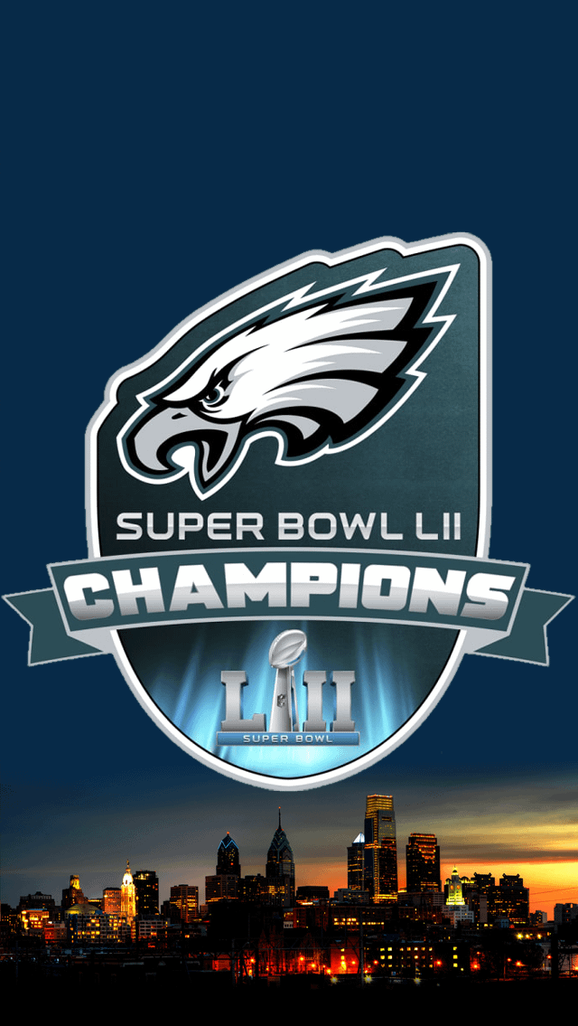 Eagles Super Bowl Lii Champions Phone Wallpaper R